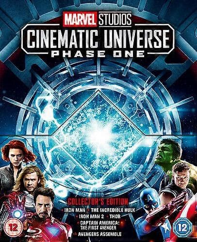 Marvel Studios Cinematic Universe Phase One (2017) Robert Downey Jr Region 2 Blu-ray Blu-ray
