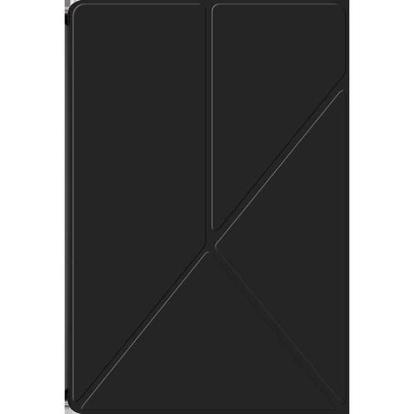 Kompatibel med Samsung Galaxy Tab S9 Ultra 14.6 2023 - Solid sort PU læder TPU etui[2F]