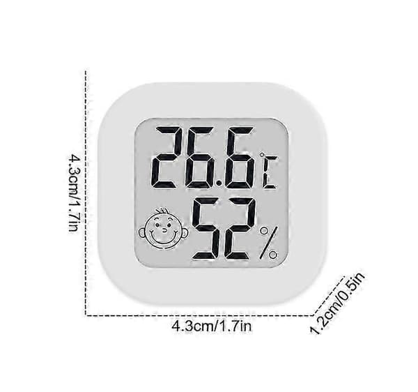 4X Digitalt LCD Termometer Hygrometer Fuktighetsmåler Rom Innendørs Temperaturtester