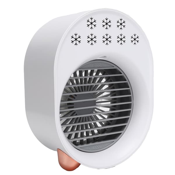Luftkøler Luftfugter Klimaanlæg Ventilator Justerbar Lille Køleventilator til Hjemmekontor