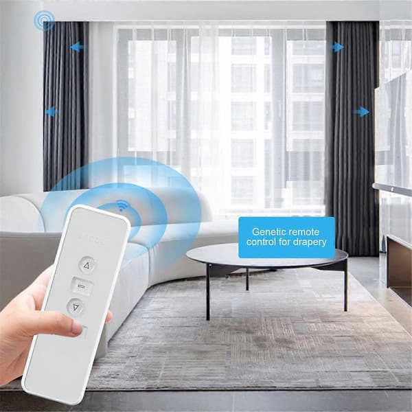 AC123-06 6-kanals trådløs RF433.92-controller-sender, fungerer til elektriske gardiner