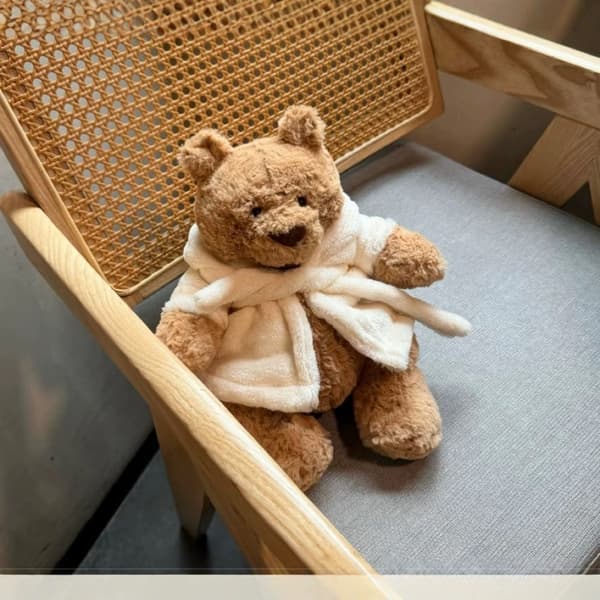 [2F]Jellycat blødt legetøj Bartholomew Bear badekåbe