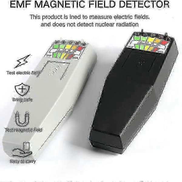 Magnetfeltstrålingstestmålerdetektor (hvit)