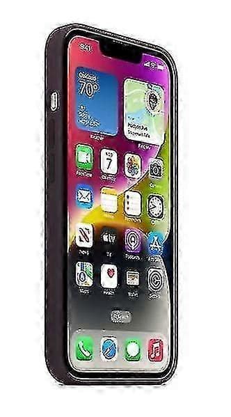 Silikonskal Kompatibelt med iPhone 14 - Mjuk Touch, Stötsäkert, Slimmat Skyddsskal Fläder Elderberry