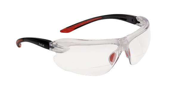 【2F】Iridpsi2 Iris-briller Klare linser Bi-materialramme +2