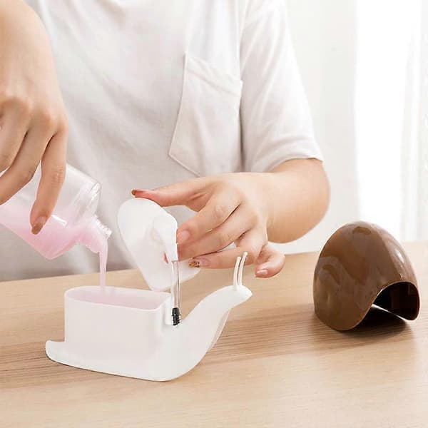 [2F]Snigel Handtvålsdispenser, Flytande Tvåldispenser Badrum (Brun)