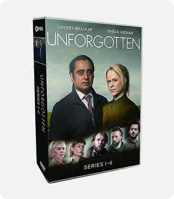 【2F】Ny boks Unforgotten sæson 1-6 DVD 12-disc engelsk version