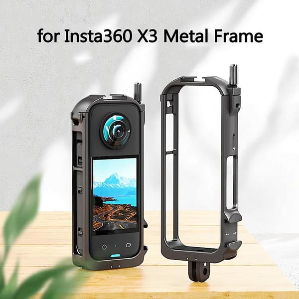 Beskyttende rammehusadapterfeste for Insta360 OneX3-kamera