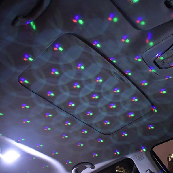 Mini Rhythm Light LED Fargerik Gratis Kabling RGB Bil Hjem Interiørdekorasjon