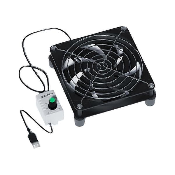 [2F]USB 5V Køleventilator Stærk Vindkraft Hurtig Køling 120mm Køleventilator til Router PC Køler TV Boks med