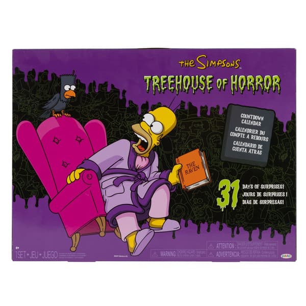Simpsons Treehouse of Horror 31 dagars adventskalender Julklappsleksaker i blindboxar