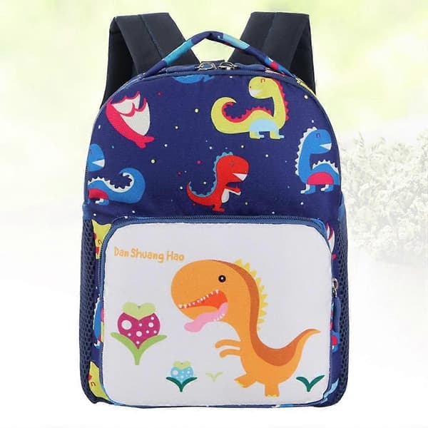 Barnryggsäck med dinosaurietryck Skolväska för barn