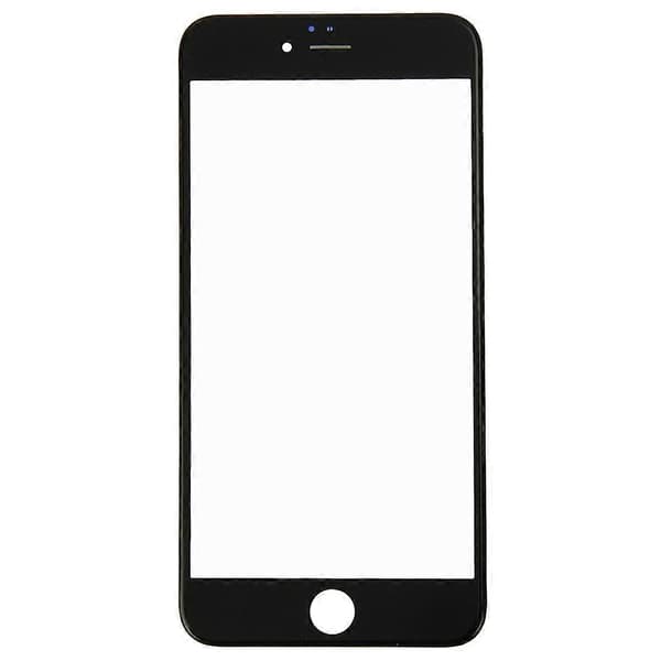 (Ny) Yttre glaslins för framskärm med ram för LCD-skärm för iPhone 6s Black