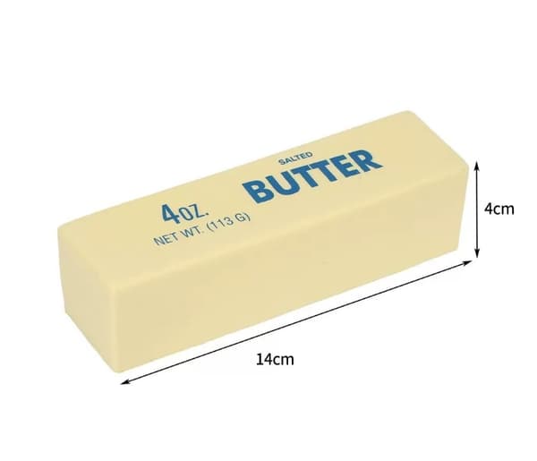 Mellow Butter Squishy Legetøj til Børn Stresslindring—2f Smör