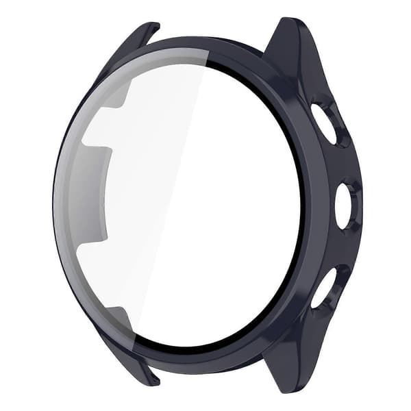 PC + Härdad Film Integrerat Klockskyddsfodral för Garmin Forerunner 165 Blue
