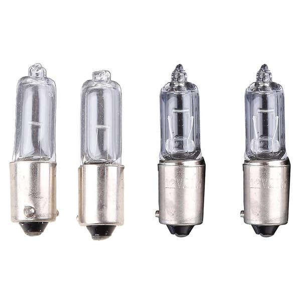2 stk. bilpære halogenlampe frontlyspære reserveindikator 12V 1.9A 250LM