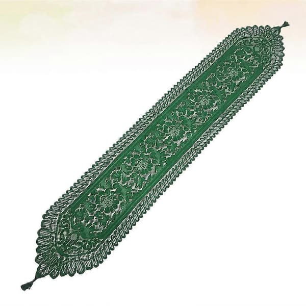 Grønn uthulet bordduk for dekorasjon St. Patrick's Day-arrangement