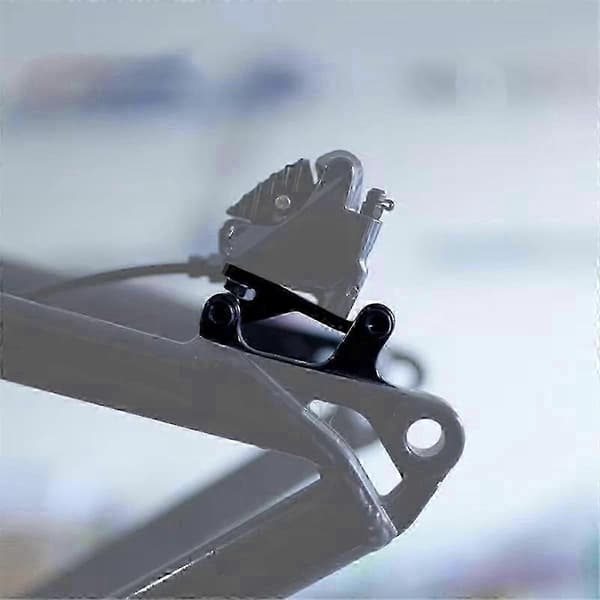 IS Mount til Flat Mount Cykelbremseadapter 160 180mm Rotor Bremsekaliperadapter egnet til Ramme egnet gaffel Cykeltilbehør Svart