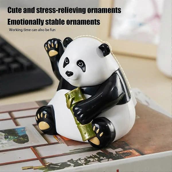 Solcelledrevne Dansende Leker Solcelle Panda Bjørn BobbleHead Samlefigurer