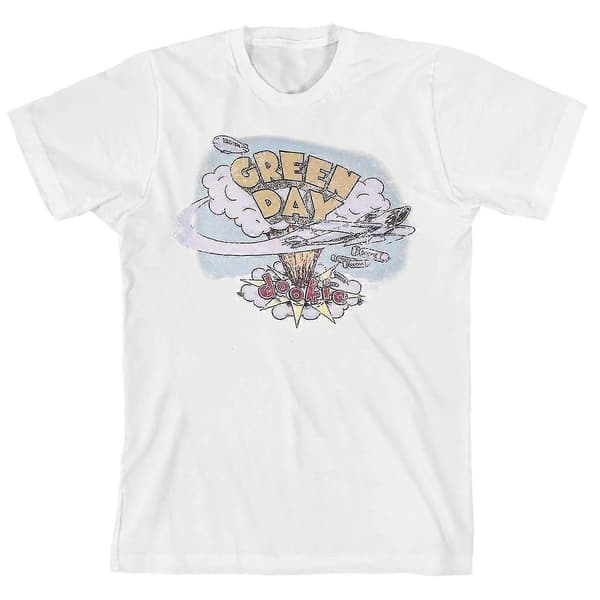 Green Day Dookie Vintage T-paita, tyyli 539 M