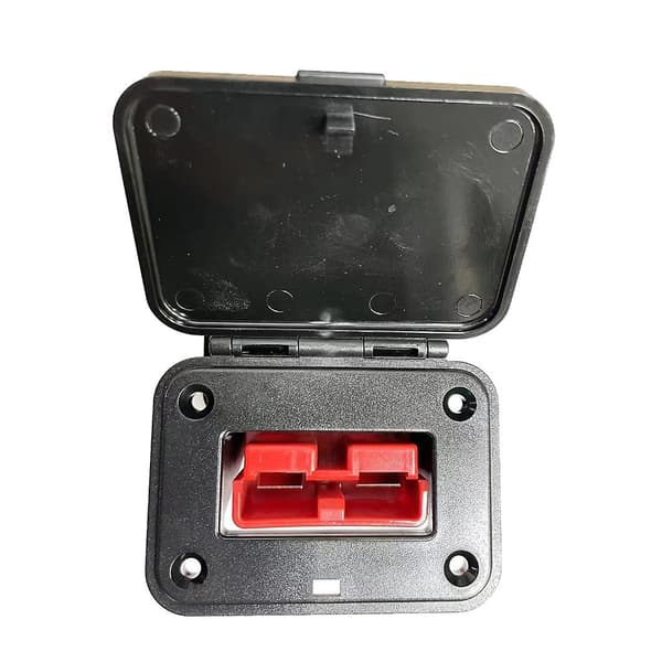 Plug Flush Mount Brakett Paneldeksel Ladebatterikontakt 2-pinners for lastebil Gray