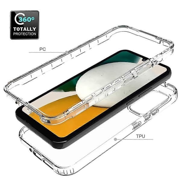 (Nytt) Støtsikkert klart gradient PC + TPU-telefondeksel For Samsung Galaxy A34 5G