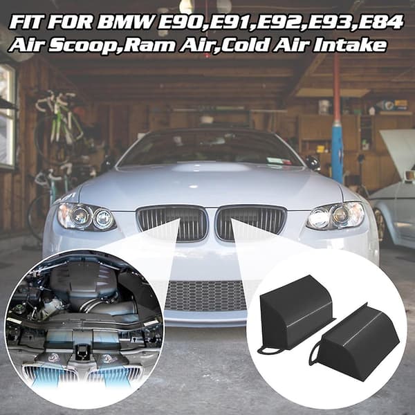 For E90 E91 E92 E93 335i 330i-E84 Bil Dynamisk Luftinntak Ram-Air Kaldluftinntak Red