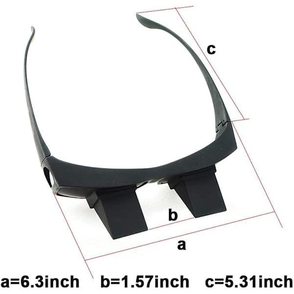 1 pc Bed Prism Glasses Horizontal Mirror Lazy Reading Glasses