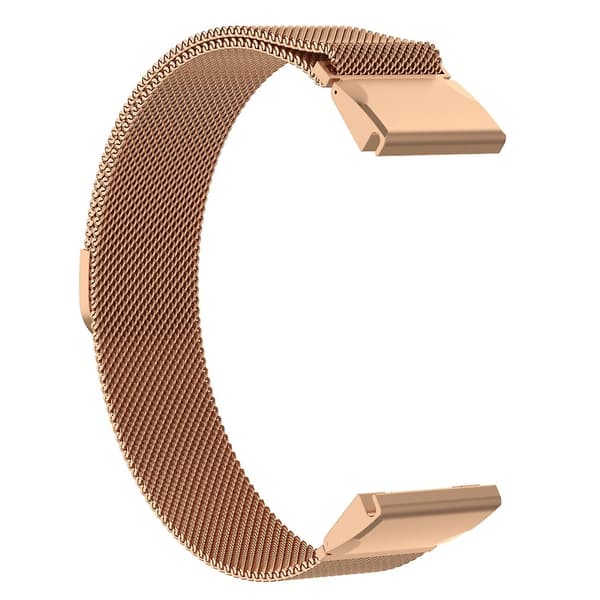 Rosaguld kompatibel med Garmin Fenix 6s Milanese-rem