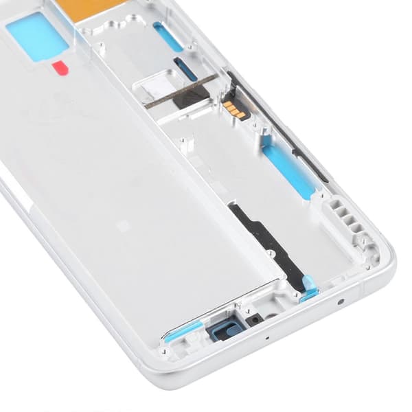 (Ny) Frontdeksel LCD-ramme for Xiaomi Mi Note 10 Lite M2002F4LG, M1910F4G White