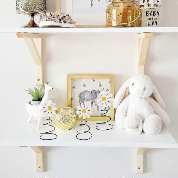 Daisy Tiered Tray Decor Vår Sommar Daisy Decor Rustika Träblocksskyltar Lantlig Heminredning Inflyttningspresentidéer Set om 3 BBM[2F]