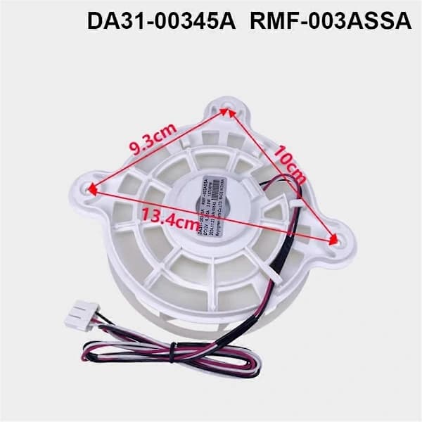 [2F]DA31-00345A RMF-003ASSA Kylskåpskondensorfläktmotor - Ersätter: 3954921, AP5948644
