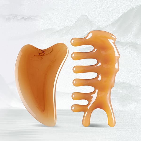 2/3 st Guasha Kroppsskraping Ansikts Tynn Gua Sha Brett Massasje—2f Suit 1