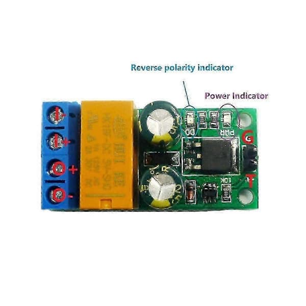DC6-24V 2A Selvlåsende Bistabil Omvendt Polaritet Controller Relæ Modul DR55B01 Motor egnet frem/tilbage Green