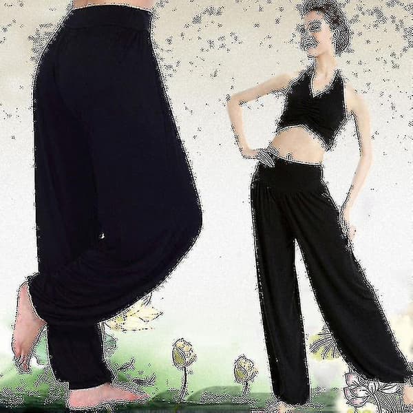 Yoga Harem-bukser til kvinder XL sort
