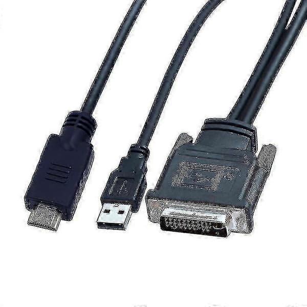 DVI M1-da 30+5 Pin til HD-kompatibelt kabel Dobbelt link + USB projektorkabel 1,7m