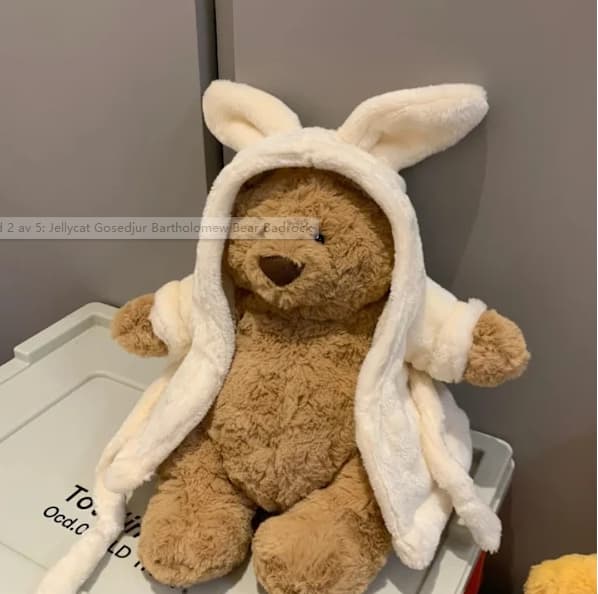 Jellycat Montør Bartholomew Karhu Badrock