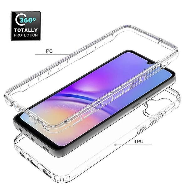 (Nytt) Støtsikkert klart gradient PC + TPU-telefondeksel For Samsung Galaxy A05