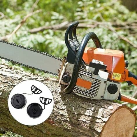 [2F]Brændstoftank og oliedæksel til STIHL 017 018 MS170 MS180 motorsav (2 stk)