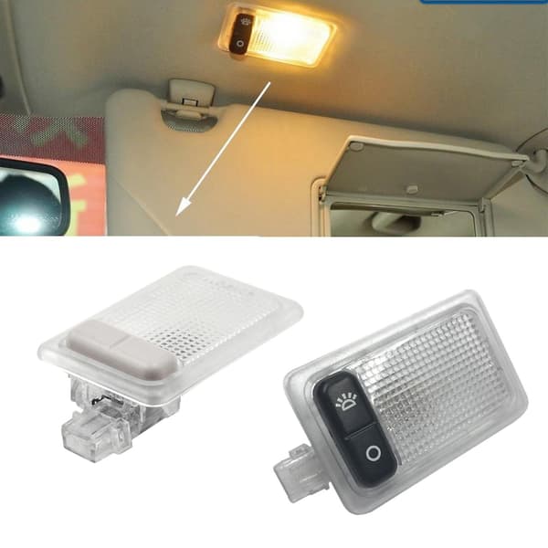 Bilinteriør leselys for solskjermlampe, passer til Ford Focus 2 20 Black