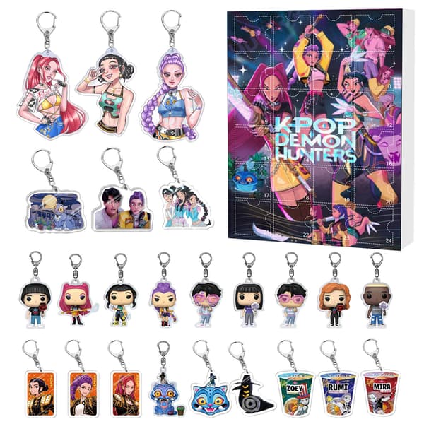 Kpop Demon Hunters Julekalender Blind Box Nøglering B