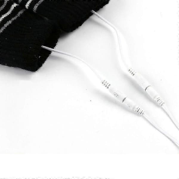USB-oppvarmede hansker Vinter Arbeid Termisk Håndvarmer Halvfinger