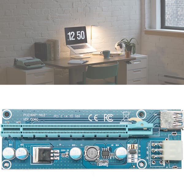 Ver006c Pci-e Riser-kort Usb 3.0-kabel Pci For Express Pcie 1x Til 16x Forlenger 1m