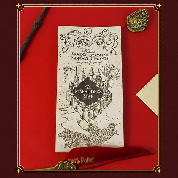 【2F】Harry Potter Malefor-kart med Dødstalisman-halskjede, Kampanje