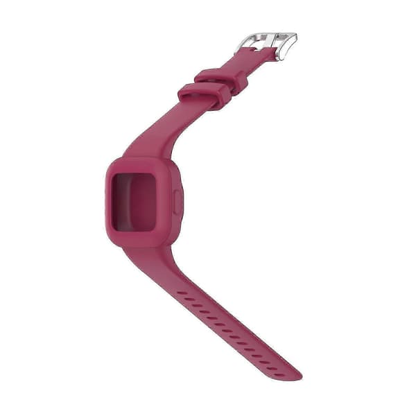 Erstatningssilikonerem til Garmin Vivofit JR3 - Sikker pasform til aktive børn Wine Red