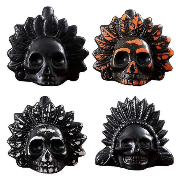[2F]Aztec Death Whistle Autentisk Menneskeskrig - Gamle Azte, 100% Ny