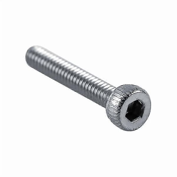 M2 304 rustfrie unbrakoskruer med sekskantmuttere og skiver, sortimentfester (sylinderhode)