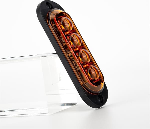 10X 4 LED Sidemarkeringslys 12/24V LED Positionslys Trailerlampe 3000K Advarselslys Til Lastbil RV Campingvogn