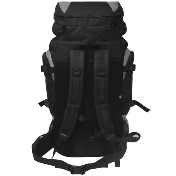 vidaXL Tursekk XXL 75 L svart og grå multifärg multicolor