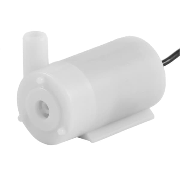 【2F】10 st Mini Micro-dränkbar vattenpump DC 2,5-6V Lågbrusig borstlös motorpump 120L/H Vit